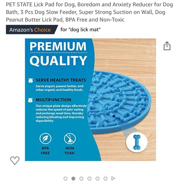 ๐โจDog ๐ถ Lick ๐
Mat 3pc - Picture 2 of 6